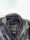 Real Leather Milwaukee Vintage Heavy Biker Jacket (M)