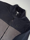 Nike Sportswear Black & Charcoal Colorblock Full-Zip Track Jacket (S)