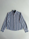 Tommy Hilfiger | Navy Red & White Stripe Vintage Fit Shirt | (M)
