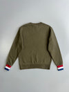 Dickies Big Logo Sweatshirt Olive Green Crewneck (M)