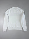 Lacoste | White Big Logo Knit Sweater | (S)