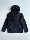 Black Yak Black Sherpa Fleece Hooded Zip Jacket (S)
