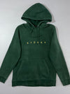 Stüssy Green Embroidered Spellout Hoodie (S)