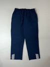 Adidas | Vintage Navy Mesh-Lined Track Pants | (W:36)( L:33)