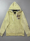 Abercrombie & Fitch NY Yellow Full-Zip Graphic Hoodie (M)