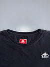 Kappa Black T-Shirt | Chest Logo (L)