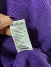 Lacoste Cotton V-Neck Sweater – Royal Purple (XL)