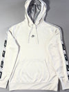 Nike Sportswear White Repeat Tape Logo Pullover Hoodie (M)