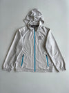 Kappa | Italia Hooded Shell Jacket | Grey Marl/Teal | (L)