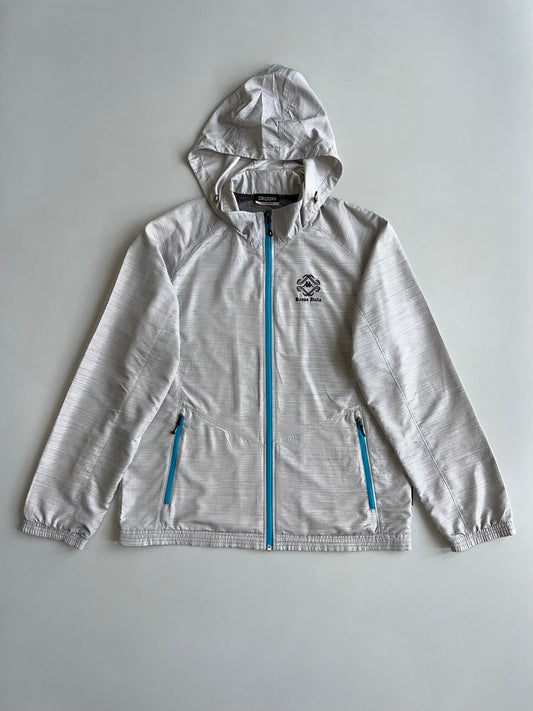 Kappa | Italia Hooded Shell Jacket | Grey Marl/Teal | (L)