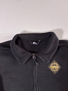 Nepa | Black Knit Fleece ZipWom Jacket Women’s – Gold Badge Patch | (M)