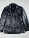 Wilsons Leather Pelle Studio Black Collared Zip-Up Jacket Women’s– Size (S)