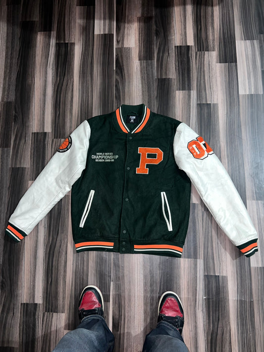 ZPremium Leather Sleeve Varsity (S/M)