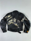 Hein Gericke Splatter-Print Racing Pure Leather Jacket (M)