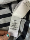 Polo Ralph Lauren | Black Grey Striped Polo T-Shirt | (XL)