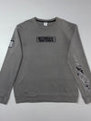 Notorious Taiwan Grey Graphic Sleeve Crewneck Sweatshirt    (XL/2XL)