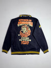 Oniarri Japanese "Jizobosatsu" Embroidered Fleece Track Jacket (M)