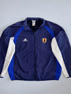 Adidas JFA Japan National Football Team Colorblock Nylon Training Windbreaker Jacket Navy (XL/2XL)