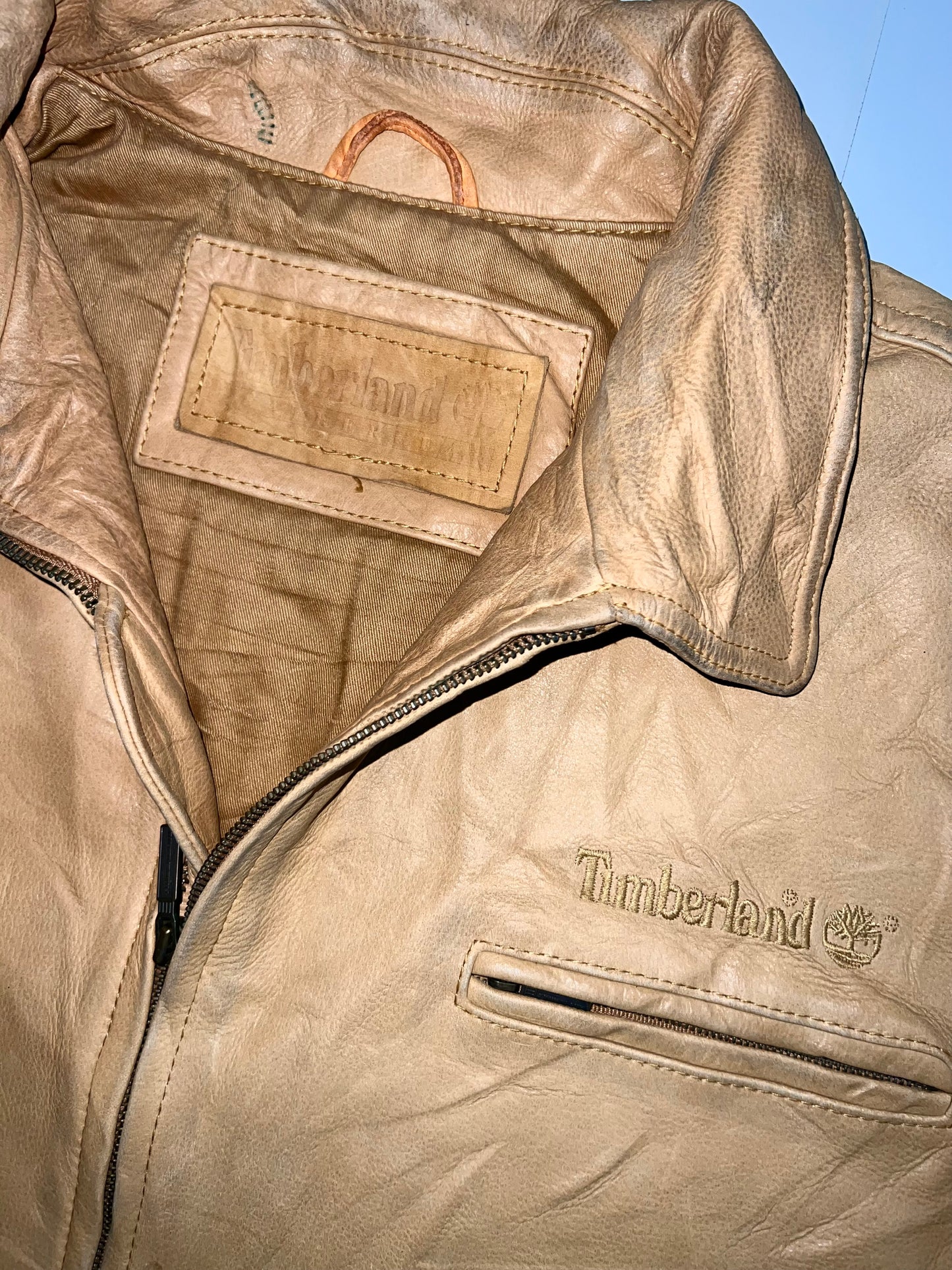 ZTimberland Original Leather Jacket (2XL)