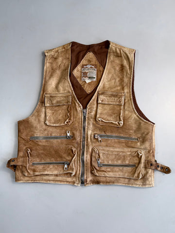 ZUltra Premium Original Pure Leather Utility Vest (M)