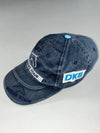 DKB Riders Tour Navy Equestrian Cap – Vintage Embroidered Horse Logo (Adjustable)