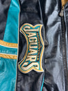 Vintage 1990s NFLx G-III Carl Banks Jacksonville Jaguars NFL Genuine Leather Varsity Jacket (2Xl)