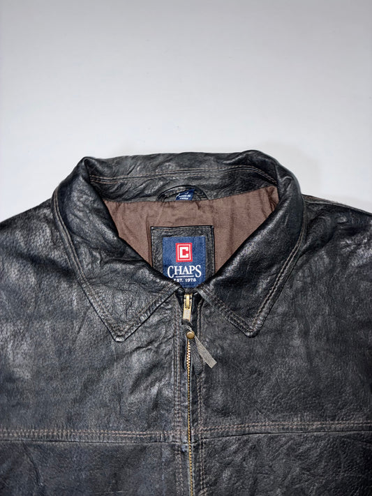 Chaps Premium Original Pure Leather Jacket (L)