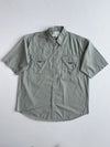 Vintage Columbia Sage Green Fishing Utility Shirt (2XL)