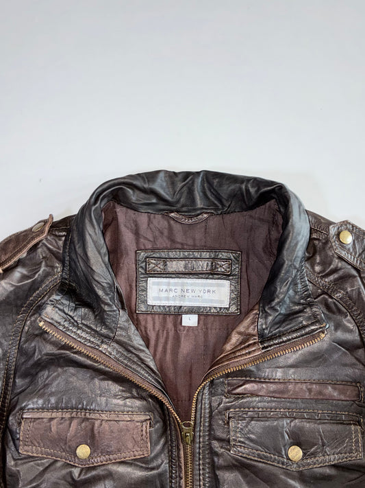 Marc New York Premium Original Leather Jacket (L)
