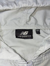 New Balance White Lightweight Hooded Windbreaker Jacket (XL)