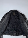 Modeka Kollektion Vintage Leather Biker Jacket – Black  (S/M)