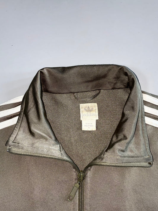 Adidas Originals Olive Trefoil Track Jacket (L)