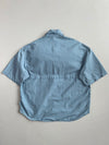Adidas Originals Light Blue Oversized Short Sleeve Utility Shirt(L)