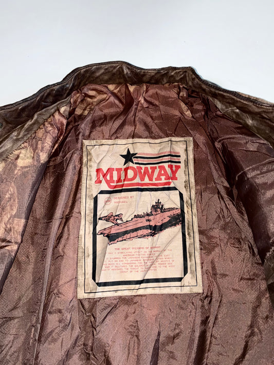 Midway Premium Original Pure Leather Jacket (M)