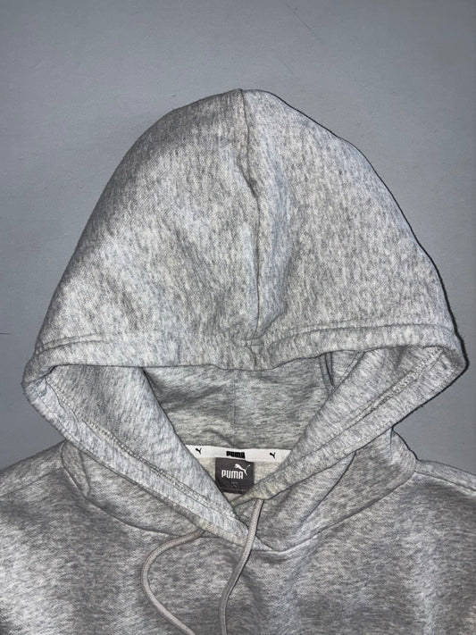 Puma Essentials Big Logo Pullover Hoodie Grey Marl (L)