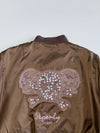 Pepenly Jeans | Rhinestone Skull Bomber Jacket (S)