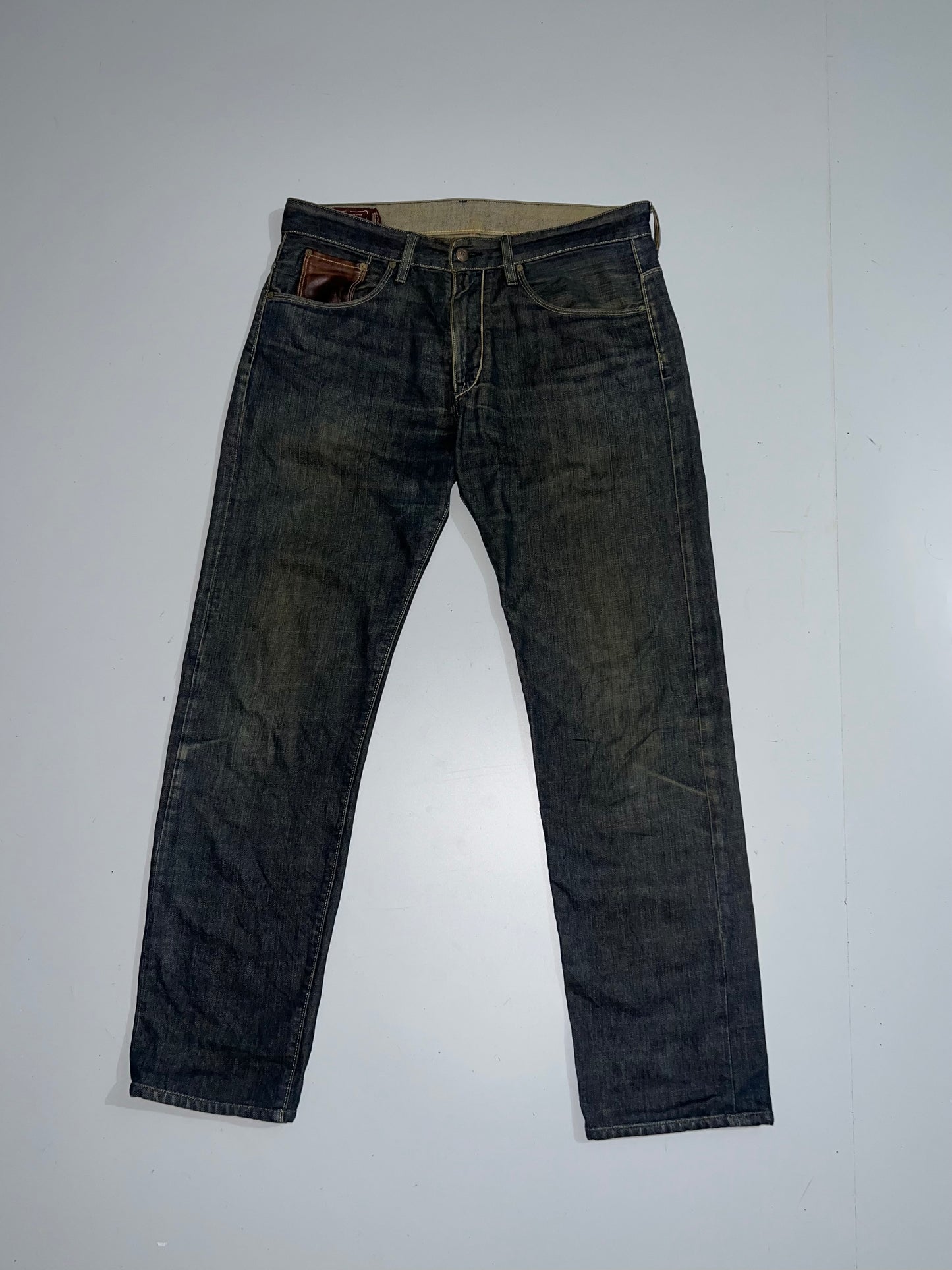 ! ! ! ! ! ! Marlboro Classics denim (real vintage) (VERY RARE) Y2K Straight Jeans L- 41 W-36