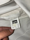 Lee Premium Quality White Utility Shirt – Zip Chest Pockets (S/M)