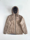 Reebok Beige Hooded Puffer Jacket (L)