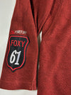Black Yak Polartec Burgundy Quarter Zip Fleece Pullover – Chest Zip Pocket (S)