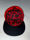 Desperados Red Black All-Over Print Snapback – Tequila Beer Promo Cap (Adjustable)