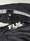 FLM Greyhound Black Mesh Motorcycle Racing Jacket Padded Women’s (S)