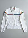 Vintage Puma Rainbow Stripe Track Jacket – White (S)