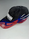 Vintage Yamaha Factory Racing Black Flame Embroidered Cap (Adjustable)