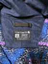 Carhartt Aztec Print Sherpa Fleece Half-Zip Pullover – Navy Purple (XL)