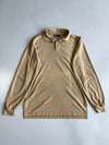 Polo Ralph Lauren Long Sleeve Polo – Khaki/Tan (XL)