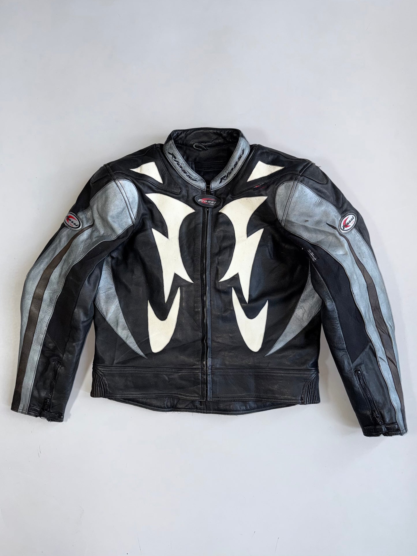 ZVintage Riossi Pure Leather Racing Jacket | Heavily Padded RARE (M/L)