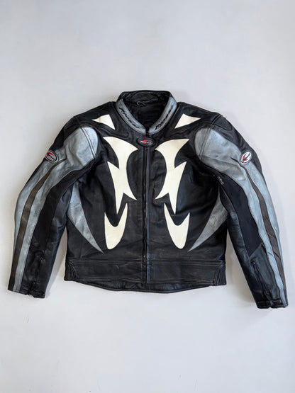 ZVintage Riossi Pure Leather Racing Jacket | Heavily Padded RARE (M/L)