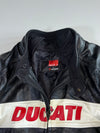 Ducati by Dainese Padded Leather Racing Motorcycle Jacket (XL)