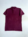 Vintage Polo Ralph Lauren Maroon Pony Logo Polo TShirt (L)